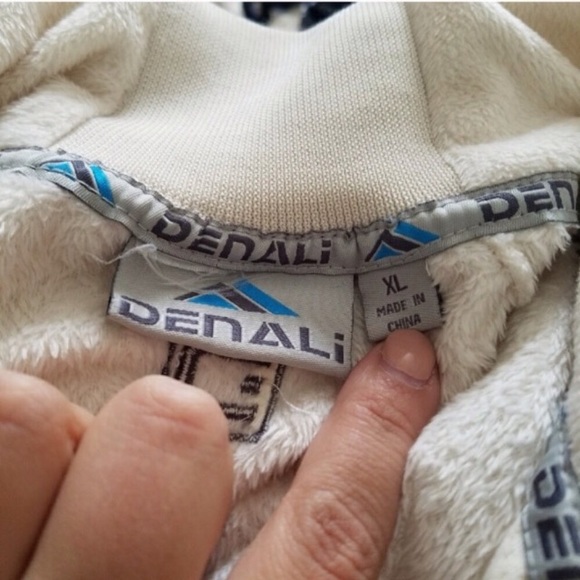 Denali Plush Velour Jacket Cream/Off White - Picture 3 of 7